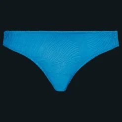 Online Vilebrequin Women Bikini Bottom Midi Brief Plumes Jacquard Calanque/Blue
