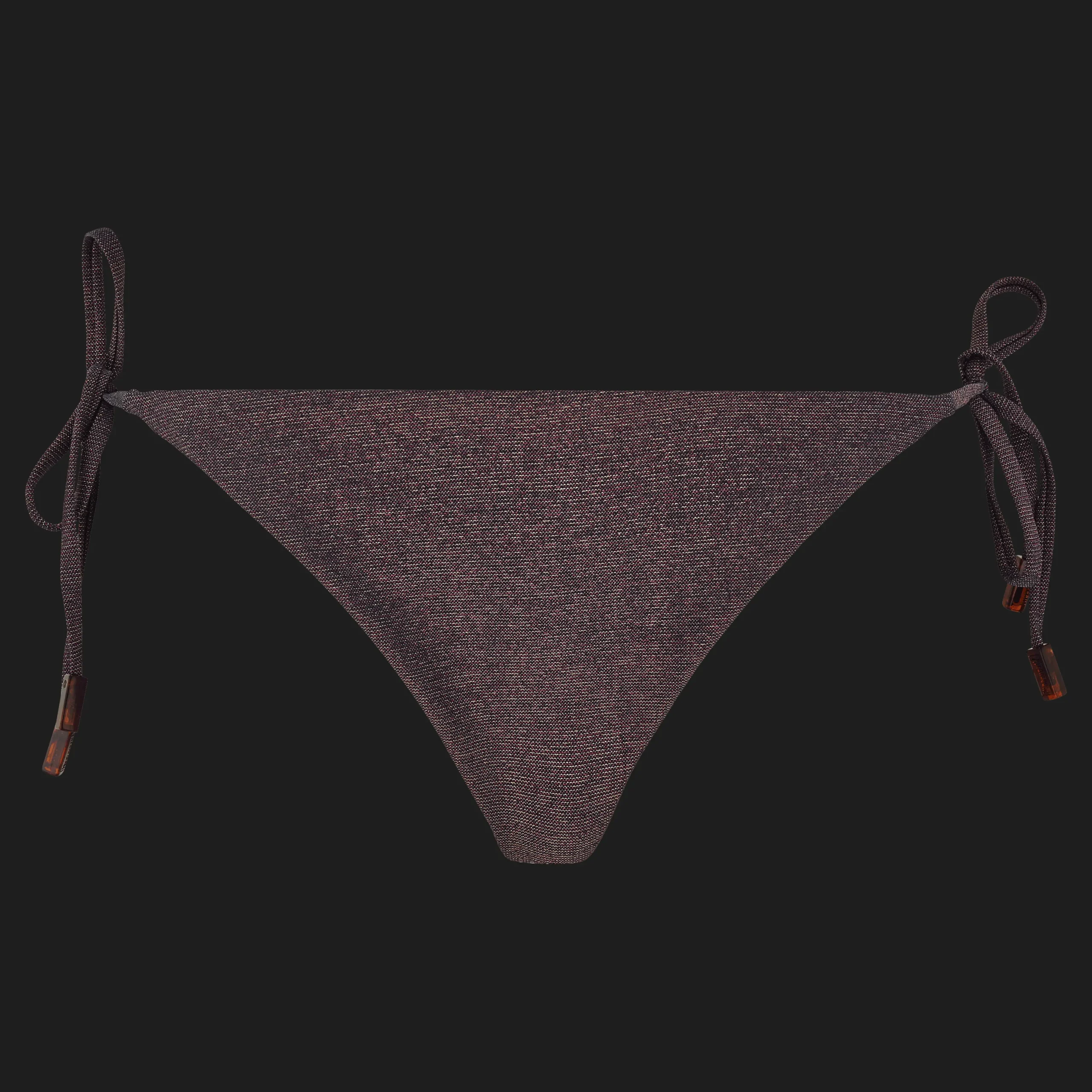 Hot Vilebrequin Women Bikini Bottom To Be Tied Changeant Shiny Burgundy/Red