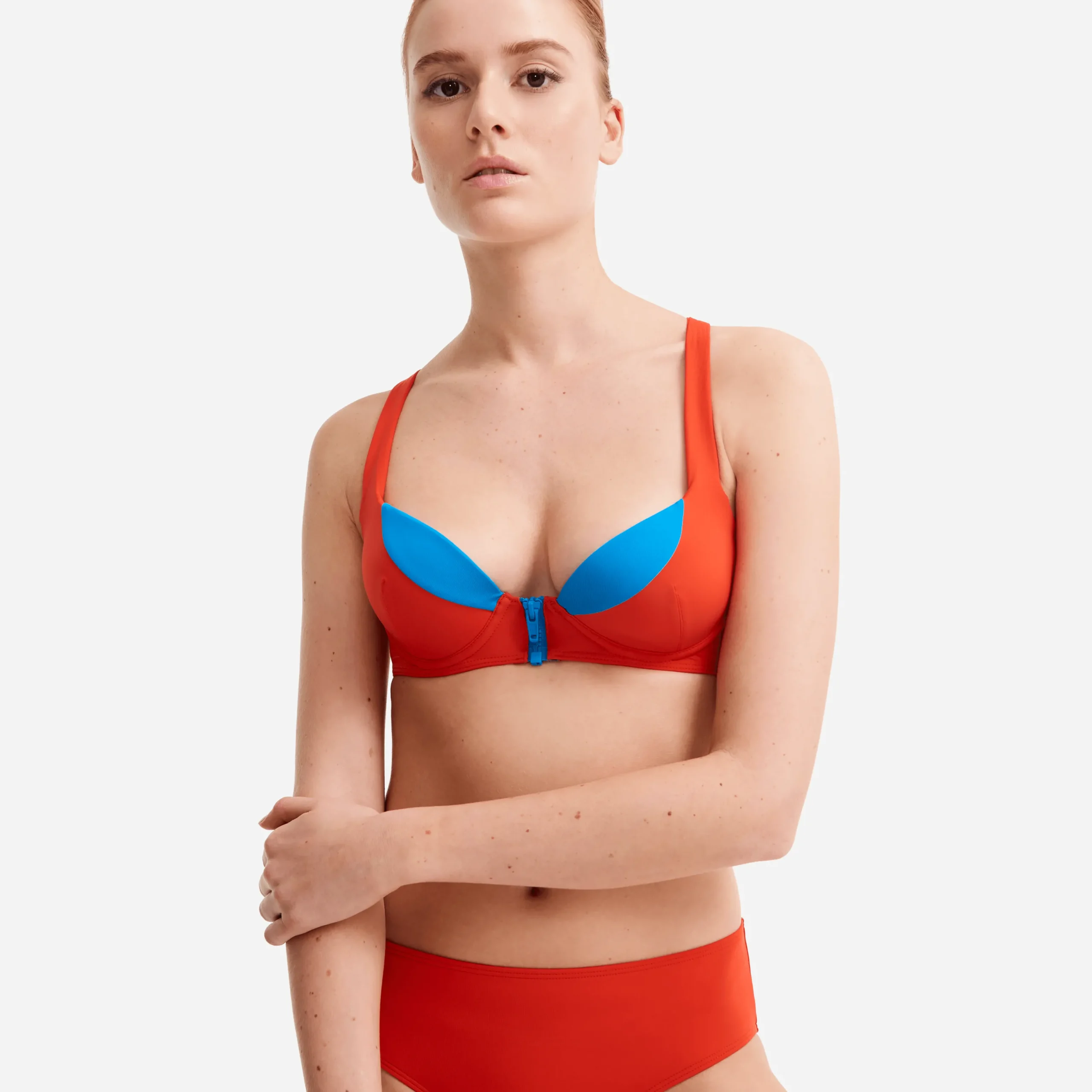 Best Sale Vilebrequin Women Contrasted Bikini Top With Underwires - X Jcc+ - Limited Edition Red Polish/Red