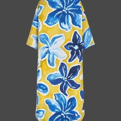 Fashion Vilebrequin Women Cotton Cover-Up Raiatea Sun/Yellow