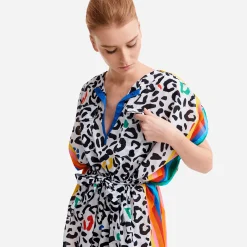 Discount Vilebrequin Women Cover-Up Leopard And Rainbow - X Jcc+ - Limited Edition White/White