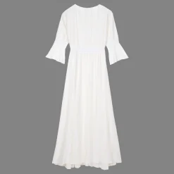 Best Sale Vilebrequin Women Dress Broderie Anglaise Chalk/Beige