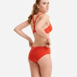 Clearance Vilebrequin Women High-Waisted Brief Bikini Bottom - X Jcc+ - Limited Edition Red Polish/Red