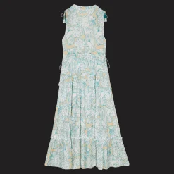 Cheap Vilebrequin Women Maxi Dress Hidden Fishes - X Poupette St Barth White/White