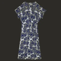 Sale Vilebrequin Women Maxi Dress Hidden Fishes - X Poupette St Barth Purple Blue/Blue