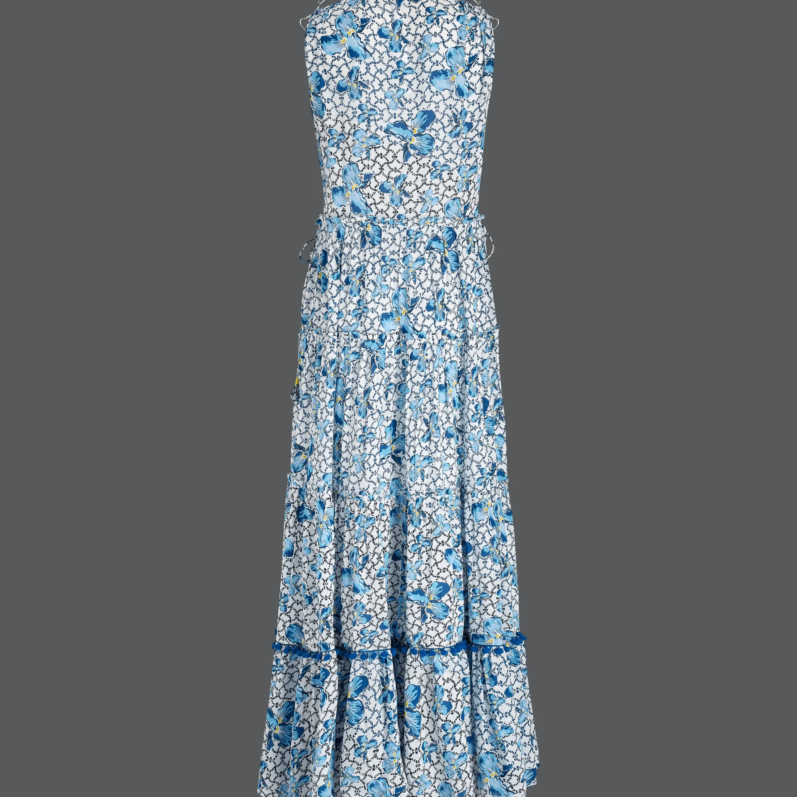 Best Vilebrequin Women Maxi Dress Iris Lace- X Poupette St Barth Azure/Blue