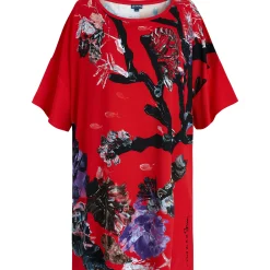 Best Sale Vilebrequin Women Maxi Viscose Dress Spring Flower - X Patrizia Gucci Poppy Red/Red