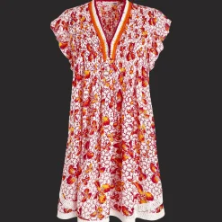 Best Vilebrequin Women Mini Dress Iris Lace- X Poupette St Barth Shocking Pink/Pink