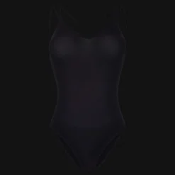 Best Sale Vilebrequin Women One-Piece Swimsuit Second Skin Effect Black/Black