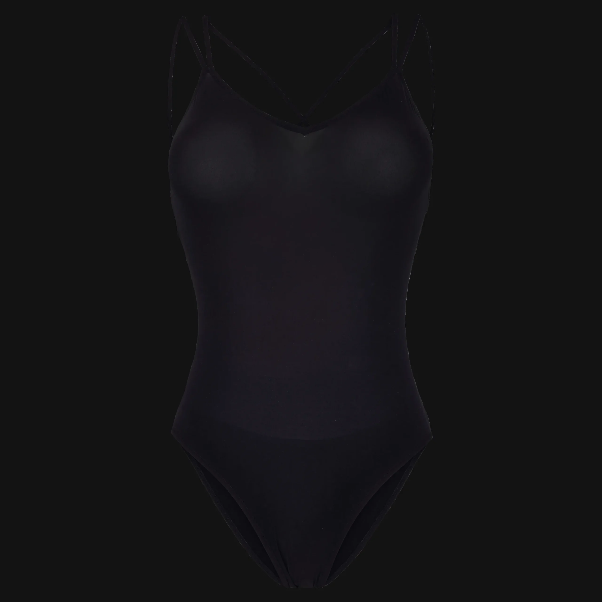 Best Sale Vilebrequin Women One-Piece Swimsuit Second Skin Effect Black/Black