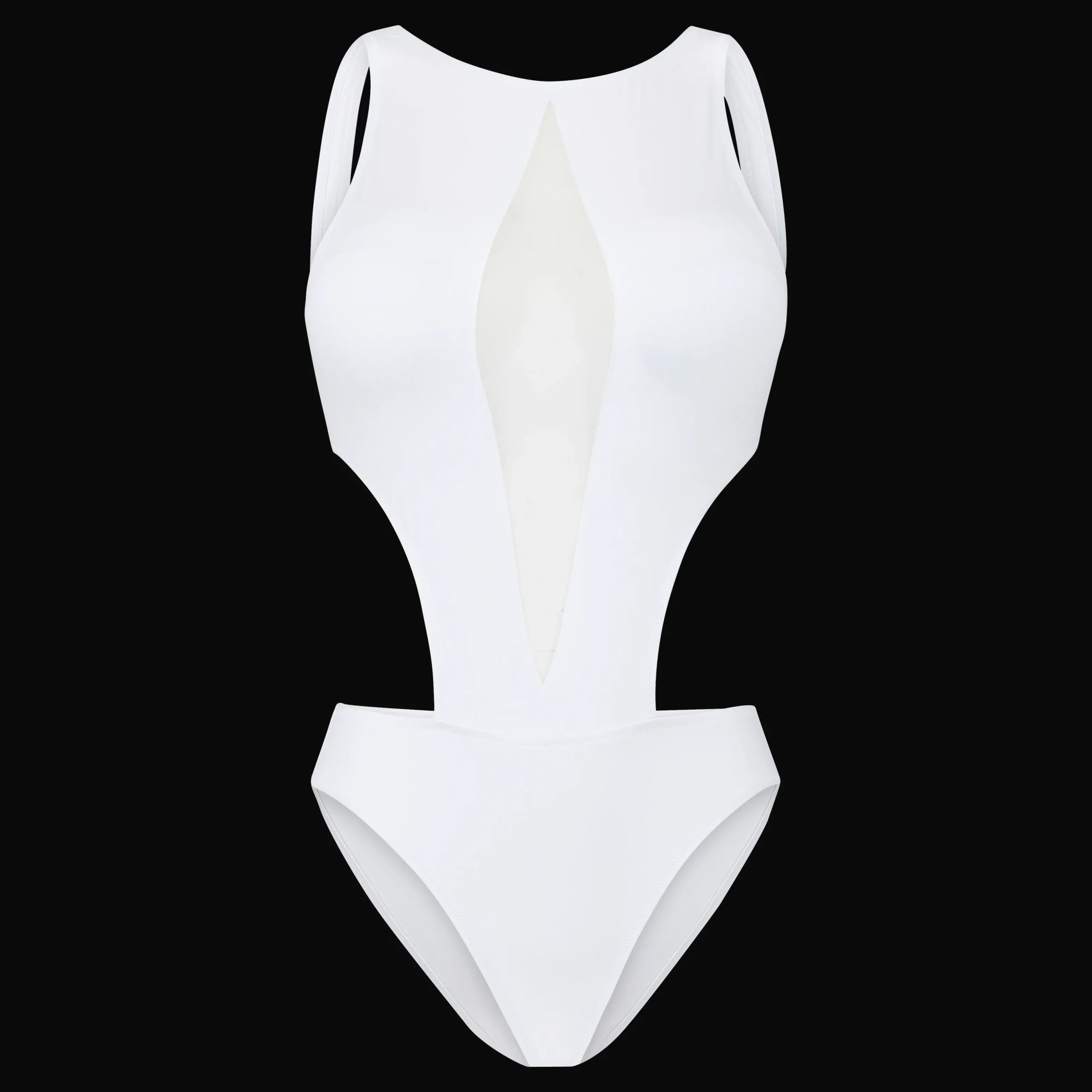 Best Sale Vilebrequin Women One-Piece Trikini Graphic Swimsuit Solid White/White
