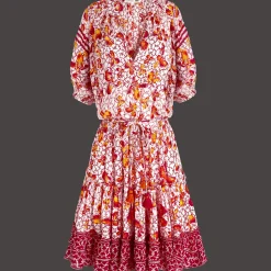 Cheap Vilebrequin Women Short Dress Iris Lace- X Poupette St Barth Shocking Pink/Pink