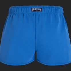 Best Vilebrequin Women Shorty Gradient Embroidered Logo - X The Beach Boys Earthenware/Blue