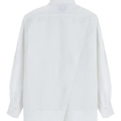 Outlet Vilebrequin Women Solid Linen Shirt- X Angelo Tarlazzi White/White