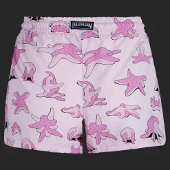 Fashion Vilebrequin Women Swim Short Kama Sand Pale Pink/Pink