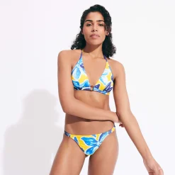 New Vilebrequin Women Tanga Bikini Bottom Raiatea Sun/Yellow