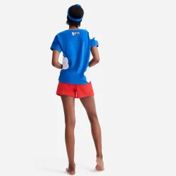 Fashion Vilebrequin Women Terry Cloth Shorty Solid - X Jcc+ - Limited Edition Poppy Red/Red