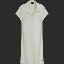 Store Vilebrequin Women Terry Polo Dress Solid Chalk/Beige