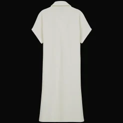 Store Vilebrequin Women Terry Polo Dress Solid Chalk/Beige