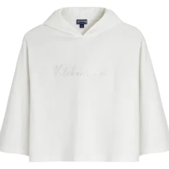 Cheap Vilebrequin Women Terry Sweatshirt Solid Chalk/Beige