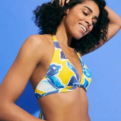 Clearance Vilebrequin Women Underwire Bikini Top Raiatea Sun/Yellow
