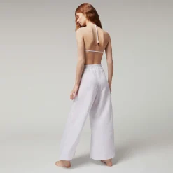 Flash Sale Vilebrequin Women White Linen Pants- X Angelo Tarlazzi White/White