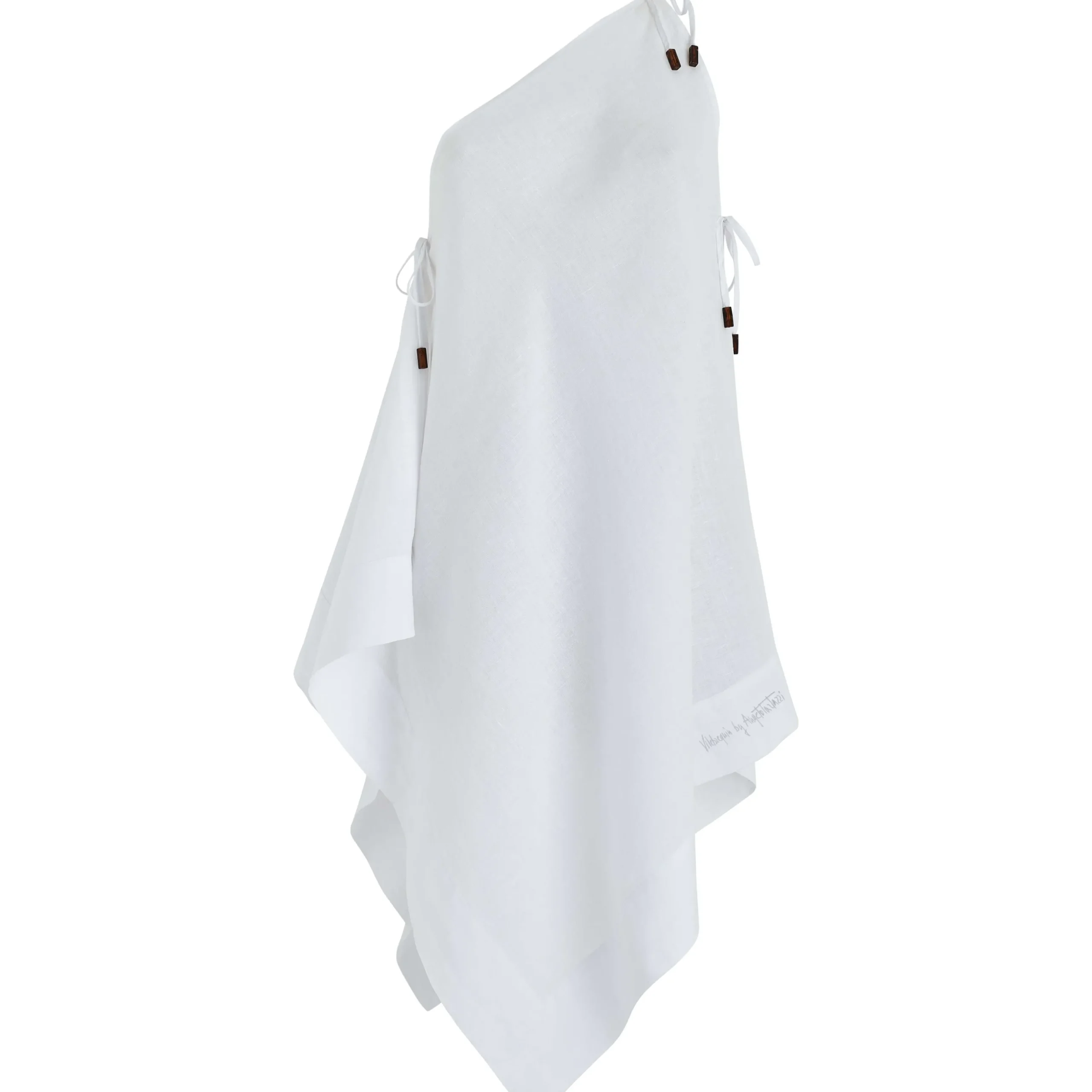 Best Vilebrequin Women White Linen Scarf Dress- X Angelo Tarlazzi White/White