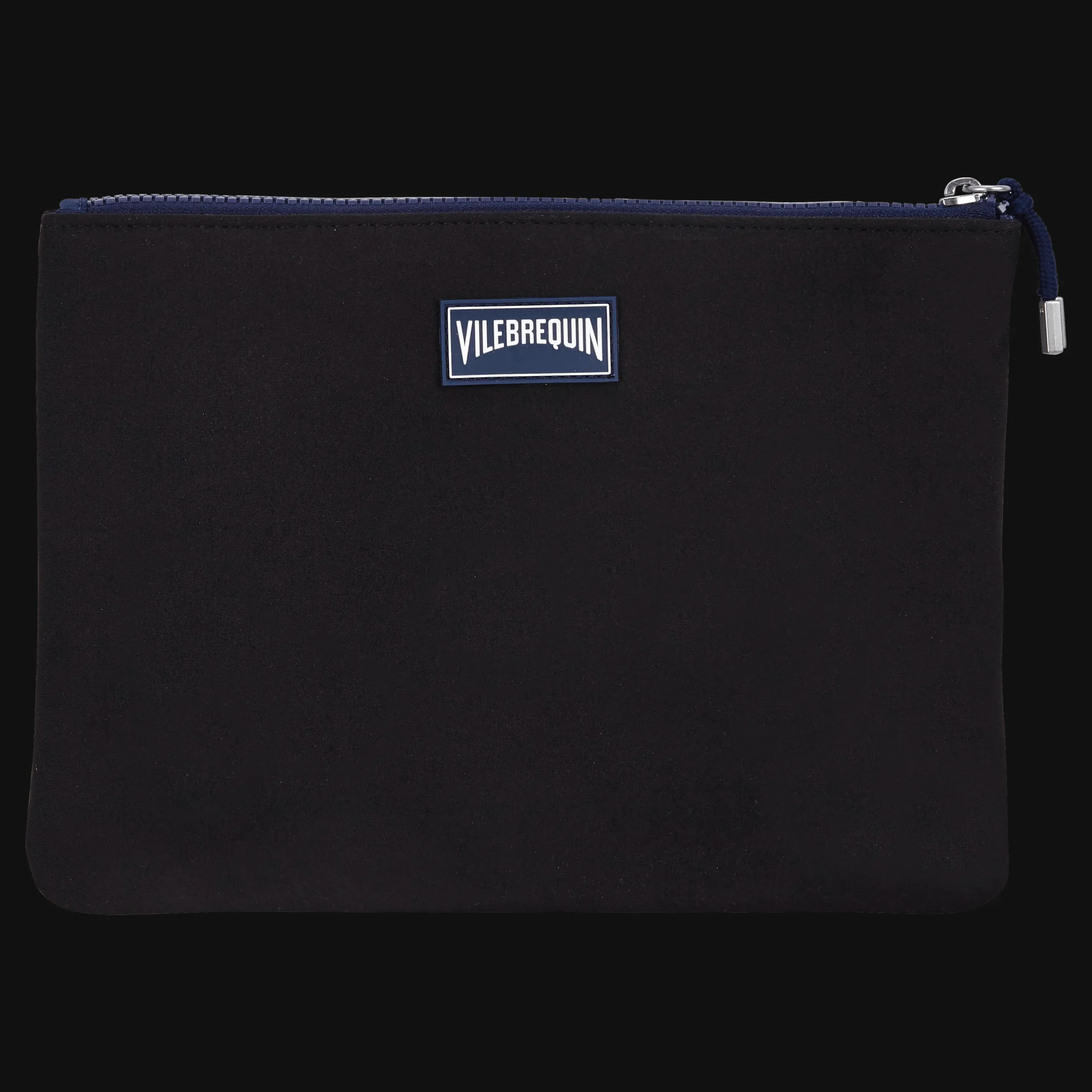 Flash Sale Vilebrequin Zipped Turtle Beach Pouch Black/Black